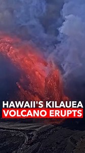 7K views · 95 reactions | A remote camera captured the moment an erupting volcano in Hawaii knocked it out while recording on Saturday. Lava spewed from Hawaii's Kilauea volcano on Saturday, footage from the United States Geological Survey captured. Located in a closed area of Hawaii Volcanoes National Park, Kilauea is one of the world's most active volcanoes and has been erupting intermittently since December 23, 2024. | A News | Facebook