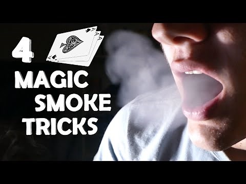 4 Amazing Smoke Magic Tricks! - Breath Smoke Out Of Thin Air!!! (Super Easy, Very Impressive)