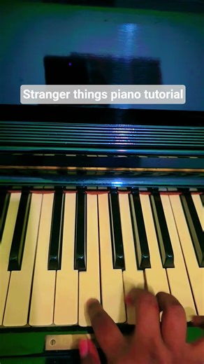 Stranger things piano tutorial