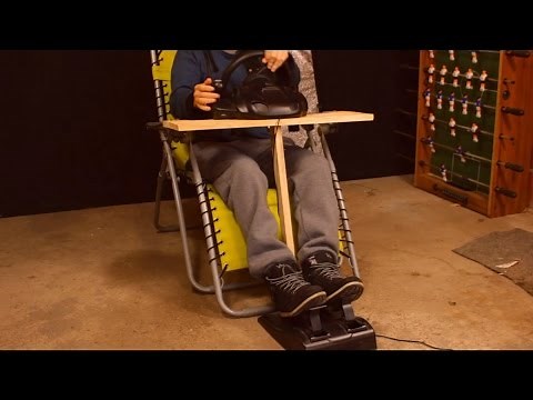 0$ DIY PLAYSEAT | Cheap Racing Wheel Stand - Easy and Quick