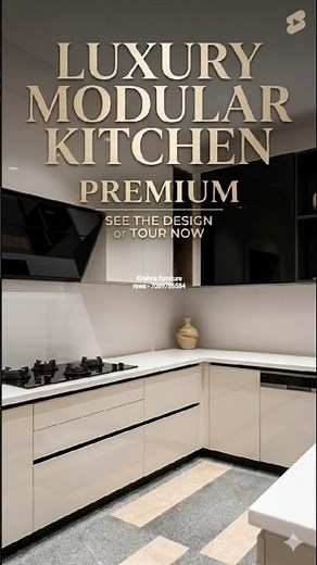 Modern Luxury Modular Kitchen Tour: Acrylic & Profile Door Design 2026