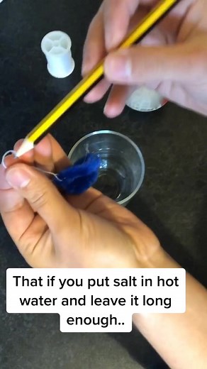 Transforming Salt into Crystals Experiment