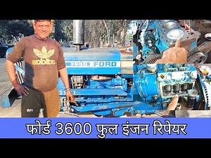 Ford 3600 Full Engine Repair Job🔧🪛 How To Repair Tractor Engine🚜..
