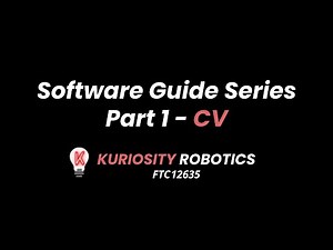 Easy OpenCv (CV in FTC) - Kuriosity Software Series Part 1