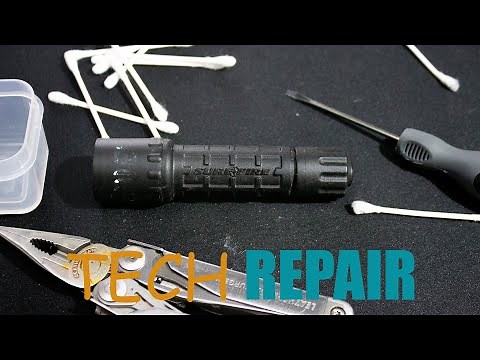 SureFire G2 Nitrolon Tail Cap Repair