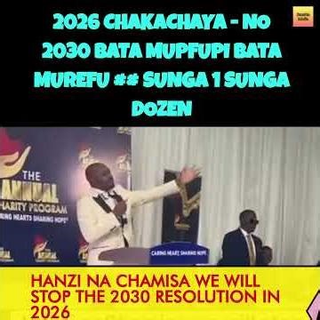 BREAKING NEWS CHAMISA SAID - 2026 IN ZIMBABWE INENGE IRI SUNGA ONE SUNGA DOZEN !!!!!