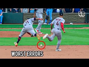 MLB | worst errors 2025