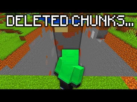 Beating Minecraft, But The Chunks Deletes