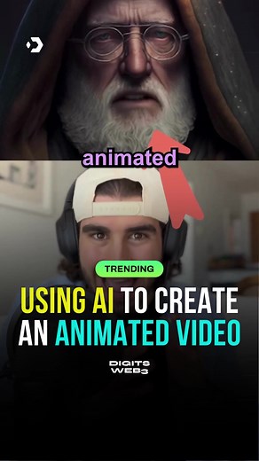 Here's a video of creating an animated video using AI 👀 #artificialintelligence #ai #animation