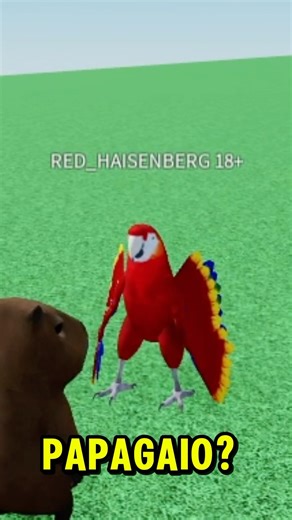 This parrot is imitating me 😂 #roblox #memesbr #funny #parrot #fyp