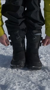 The Waverange X Pro #StepOn ASMR 🎧 The micro-adjustable, triple-dial BOA® PerformFit™ Wrap, featuring a third targeted zonal adjustment, is designed and engineered to improve power transfer, stability, and board control. Learn more and shop the latest BOA®-powered Step On boots at the link 🔗 https://brtn.co/4km3Lxh 📹: @mexicam #Burton #Snowboarding | Burton Europe