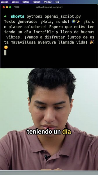 Genera texto y voz con la API de OpenAI en 60 segundos