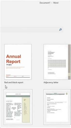 #shorts Do you start with a template or a blank document? 🤔 The difference is huge! #microsoft #o...