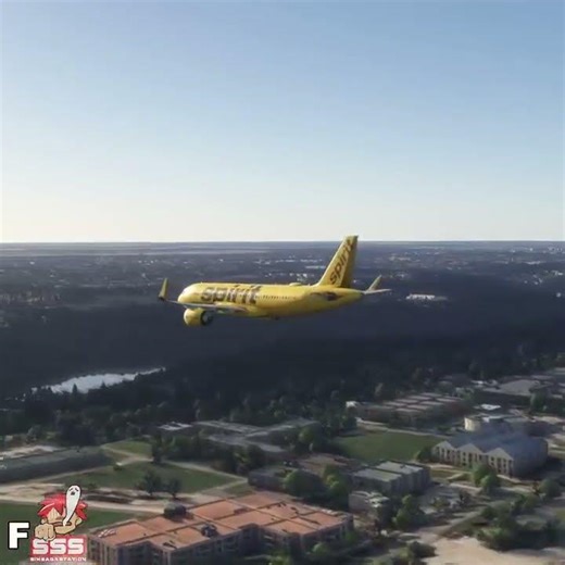 The perspective you've never seen from a plane before ✈️ #flightsimulator #pov #shorts