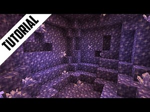 Minecraft: How to Build an Amethyst Geode (Step By Step)