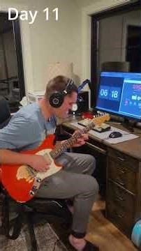 Day 11 of Practicing for 15 minutes every day for 30 days to improve my Alternate Picking Speed