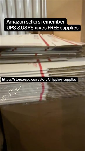 📦 USPS gives FREE shipping boxes & supplies 🏷️ UPS gives FREE shipping labels If you’re shipping consistently, this alone can save you hundreds per year. This is one of those “boring” backend things that actually protects your profit.#amazonseller #amazonfba #onlinebusiness #ecommerce #reseller