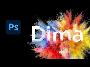 exploding powder in photoshop - photoshop tutorial