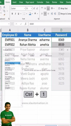 Confidential Data Handling in Excel — Simple Masking #excel #excelforbeginners