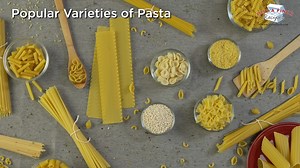 Popular varieties of pasta