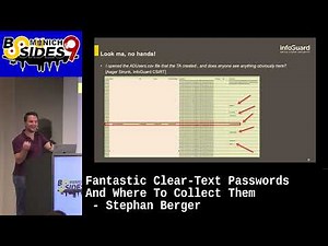 Fantastic Clear-Text Passwords And Where To Collect Them - Stephan Berger
