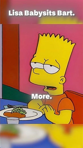 Lisa Babysits Bart😳