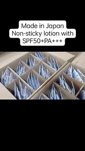 Made in Japan Non - Sticky Lotion with SPF50 PA | Japan Beauty