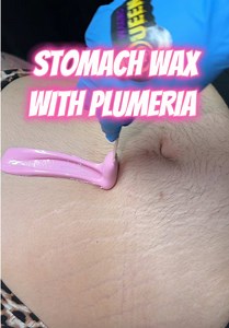 Stomach Wax with Plumeria — Black Coral Wax Demo