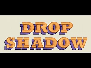 Bernina V9 Drop Shadow Lettering