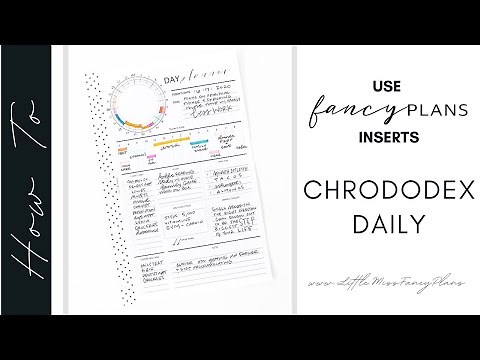 HOW TO SERIES: The Chronodex Day Planner