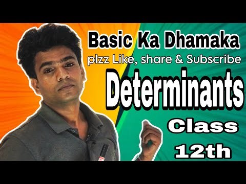 Determinants Ka Basic Concept