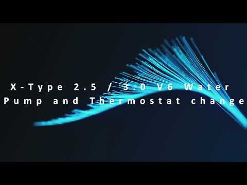 Jaguar X-Type V6 waterpump and thermostat install guide. Overheating issue solved!