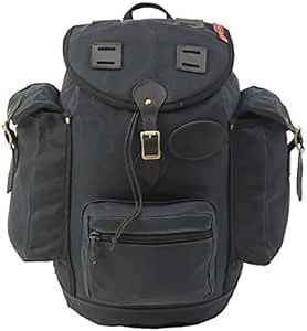 Frost River Summit Expedition Backpack - Waxed Canvas Outdoor Hiking Camping Pack, 32 Liter, Heritage Black