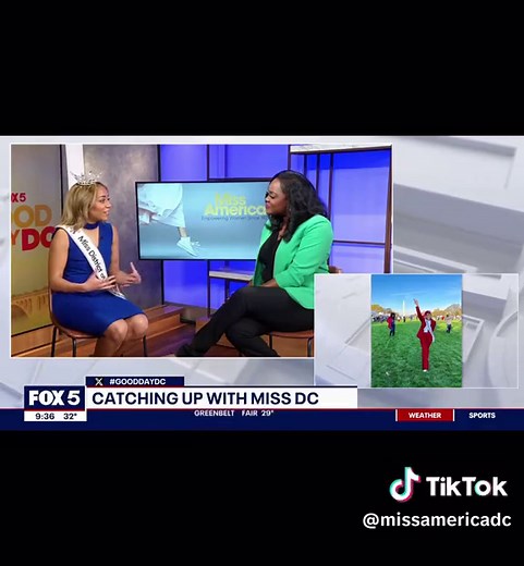 Thank you @FOX 5 DC News for having me on before I head to Miss America tomorrow! It’s always a pleasure catching up with you guys. #missdc #missamerica #missamerica2024 #foxnews #interview #pageanttok