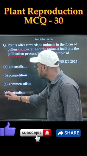 Plant Reproduction (MCQ Question)