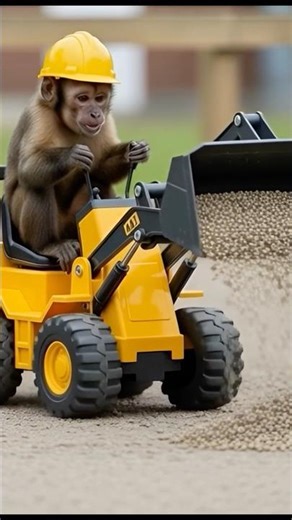Monkey loading the loader