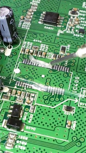 IC replacement in 30 seconds #shorts #shortsfeed #repair #asmr