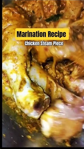 Chicken Steam Piece Marination | Easy Steam Chicken Recipe