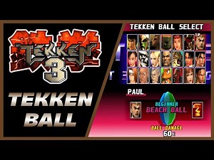 TEKKEN 3 [PS1] Tekken Ball Mode – Full Gameplay [4K 60FPS]