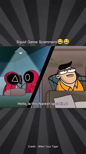Toon Rohan | Squid Game Scammers. 😂😂 . . . . #animation #notyourtype #anime #funnyanimation #hardtoonz | Instagram
