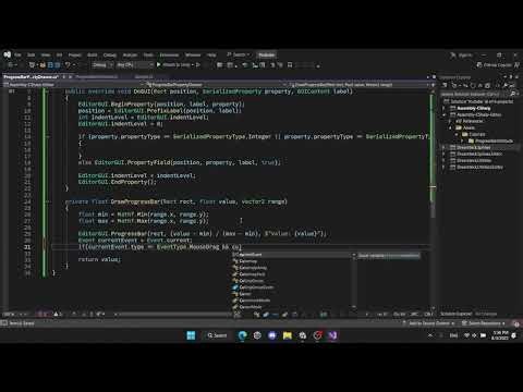 [UNITY] Tutorial: Progress Bar Attribute [No Audio]