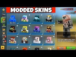 How to get MODDED SKINS | Pixel Gun 3D | Ios, Android, PC, Steam | PG3D Skins