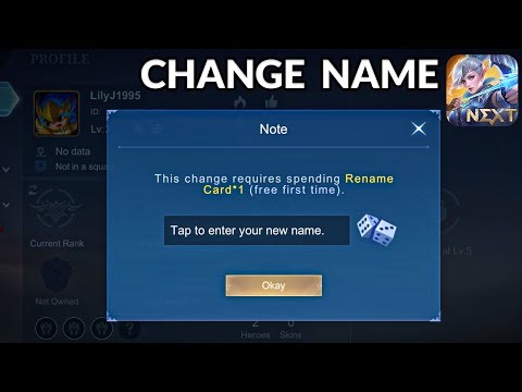 How To Change Name In Mobile Legends