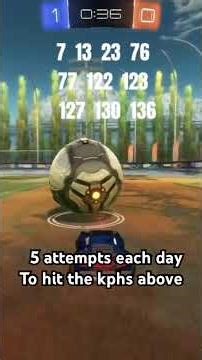 Day 1 of racing icy_gaming to hit 10 kphs #rocketleague #rlsideswipe #rocketleauge