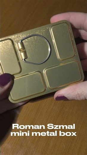 #romanszmal #golden #minimetalbox #art