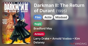 Darkman II: The Return of Durant (1995)