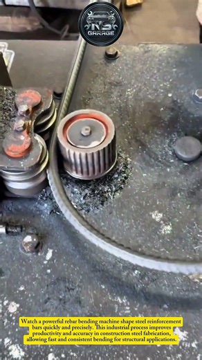 Automatic Rebar Bending Machine | Fast Steel Bar Forming Process