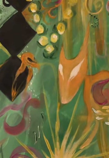 I might add to this #art #painting #acrylic #abstract #whimsy