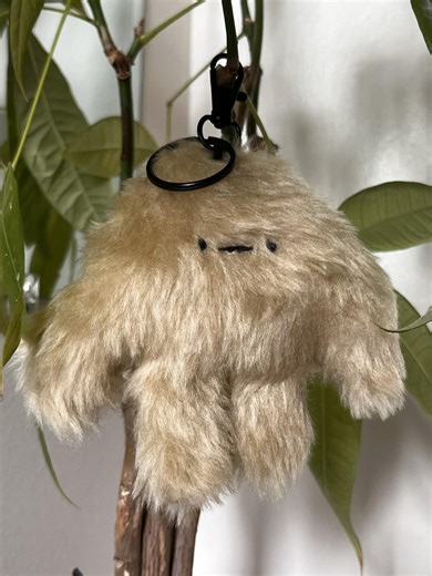 Handmade Plushy Monster Keychain - Etsy