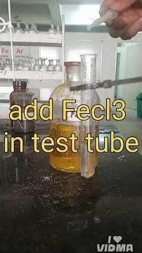 test for phenolic group #experiment # #scienceexperiment